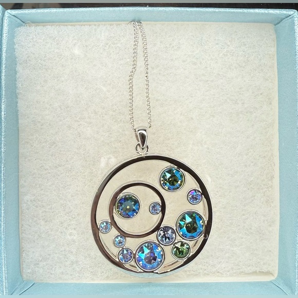 Touchstone Crystal Jewelry - Touchstone Crystal Swarovski - Floating Bubbles Necklace